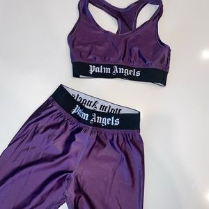 Palm Angels FW 2020 Sports Bra and Leggings Set